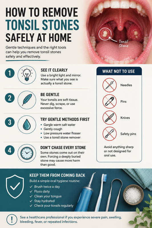 How to Remove Tonsil Stones Safely at Home