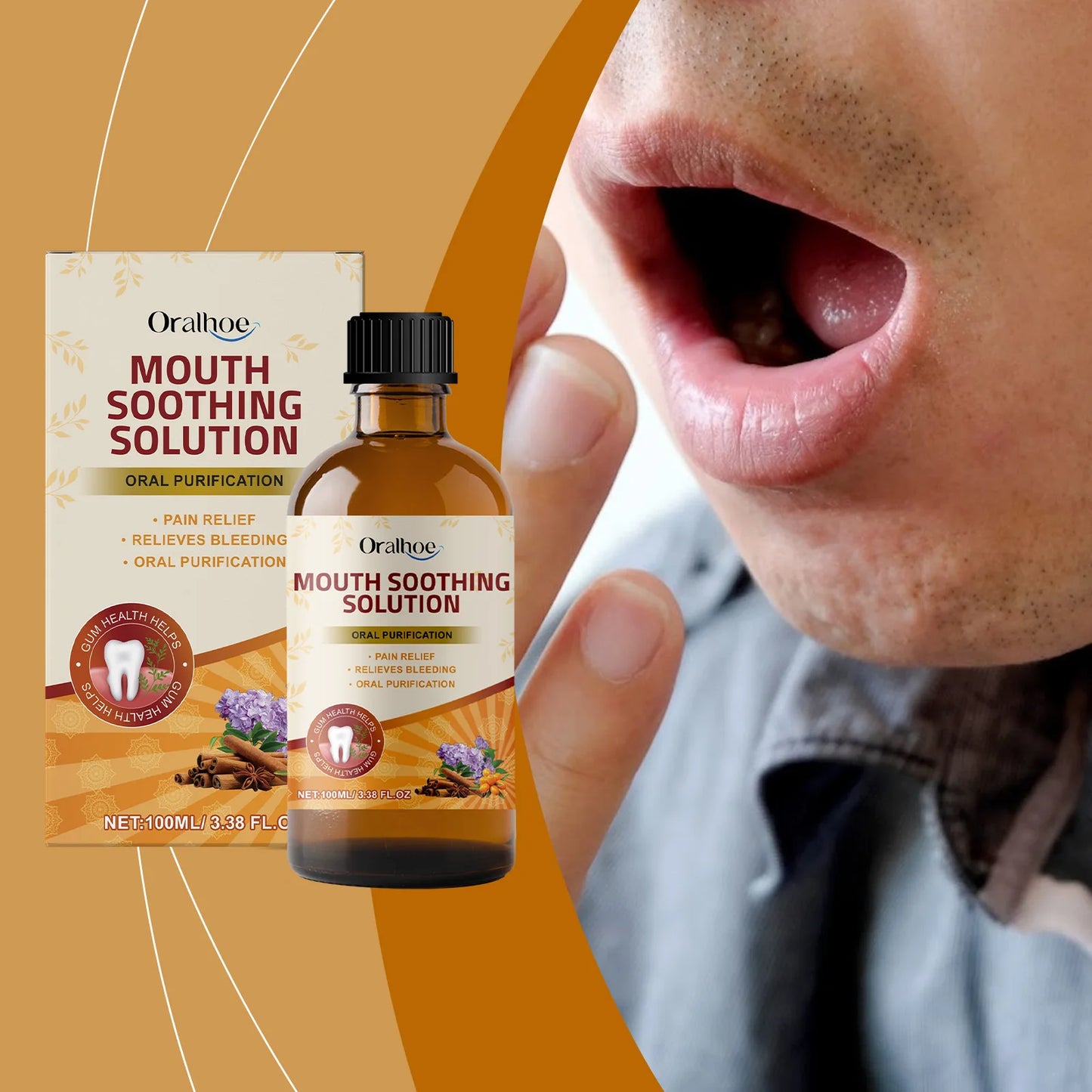 Oralhoe 100ml Herbal Mouthwash – Refreshing & Cleansing