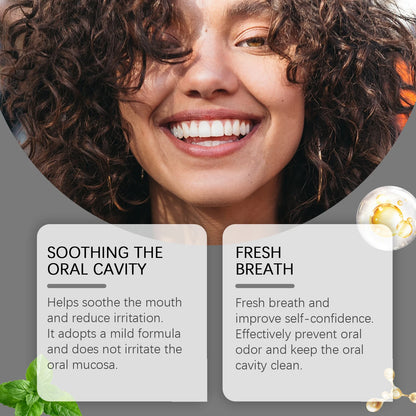 Woodsleep Coconut Pulling Oil Mouthwash – Herbal Mint Teeth Cleaner