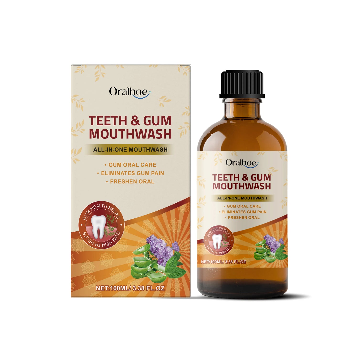 Oralhoe 100ml Herbal Mouthwash – Refreshing & Cleansing