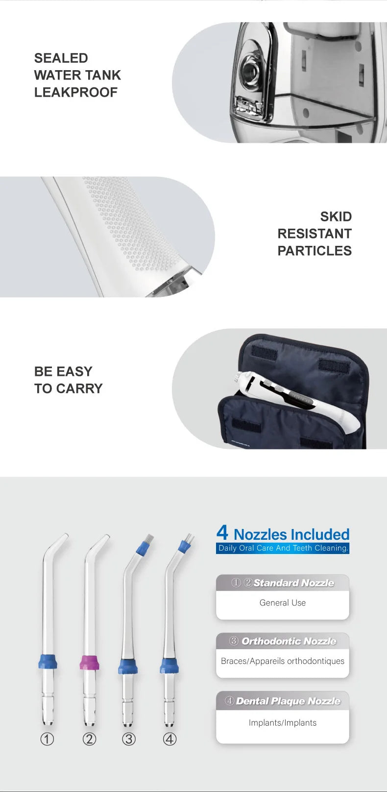 Electric Ultrasonic Toothbrush – Six-Speed Waterproof Rechargeable Set