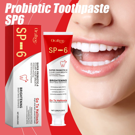 SP6 Probiotic Toothpaste – Deep Cleaning & Gum Protection (120g)