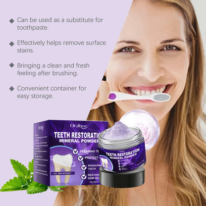 Teeth Whitening Purple Powder – Deep Clean & Gum Support Toothpaste