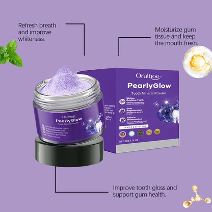 Teeth Whitening Purple Powder – Deep Clean & Gum Support Toothpaste