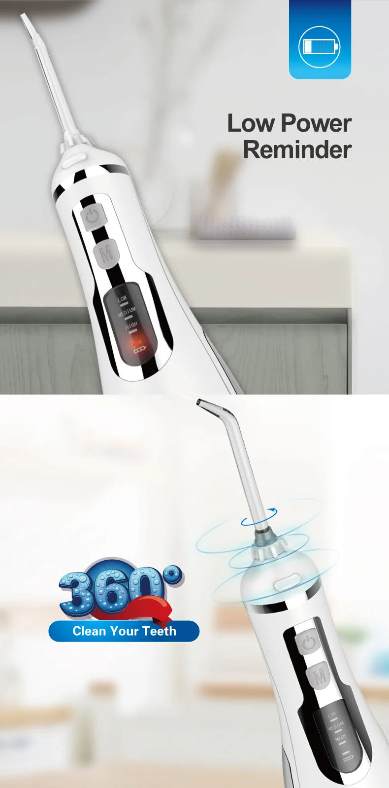 Electric Ultrasonic Toothbrush – Six-Speed Waterproof Rechargeable Set