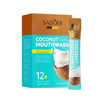 V34 Whitening Mouthwash – Travel-Friendly 20-Pack