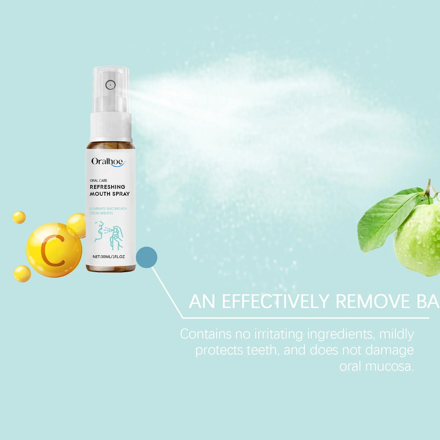 Breath Freshener Spray – Long-Lasting Mint Flavor