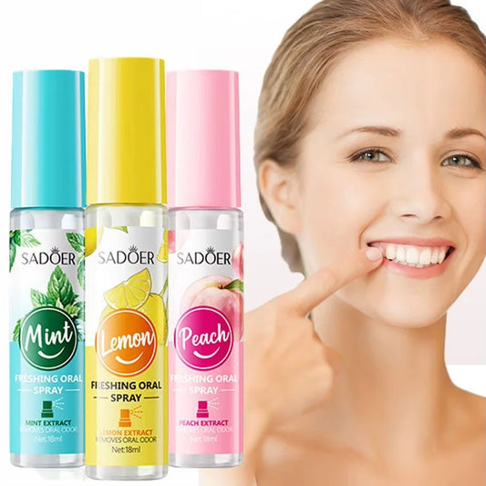 18ML Lemon Oral Fresh Mouth Spray – Alcohol-Free Fresh Breath Spray