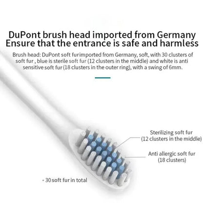 Electric Ultrasonic Toothbrush – Six Speed Modes, Waterproof, USB Rechargeable
