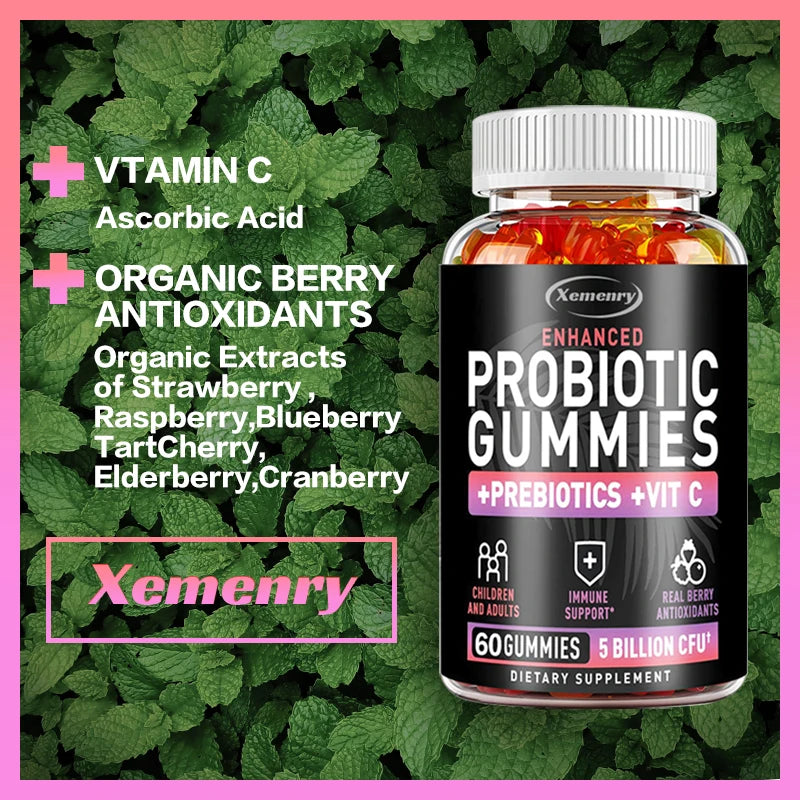 Probiotic for Adults & Children – 5 Billion CFU with Berry Antioxidants & Vitamins
