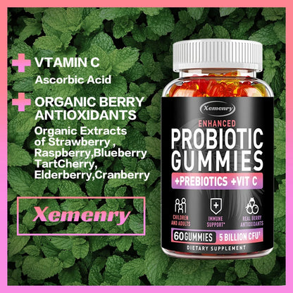 Probiotic for Adults & Children – 5 Billion CFU with Berry Antioxidants & Vitamins