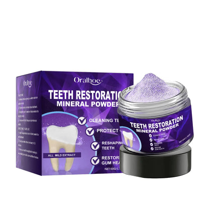Teeth Whitening Purple Powder – Deep Clean & Gum Support Toothpaste