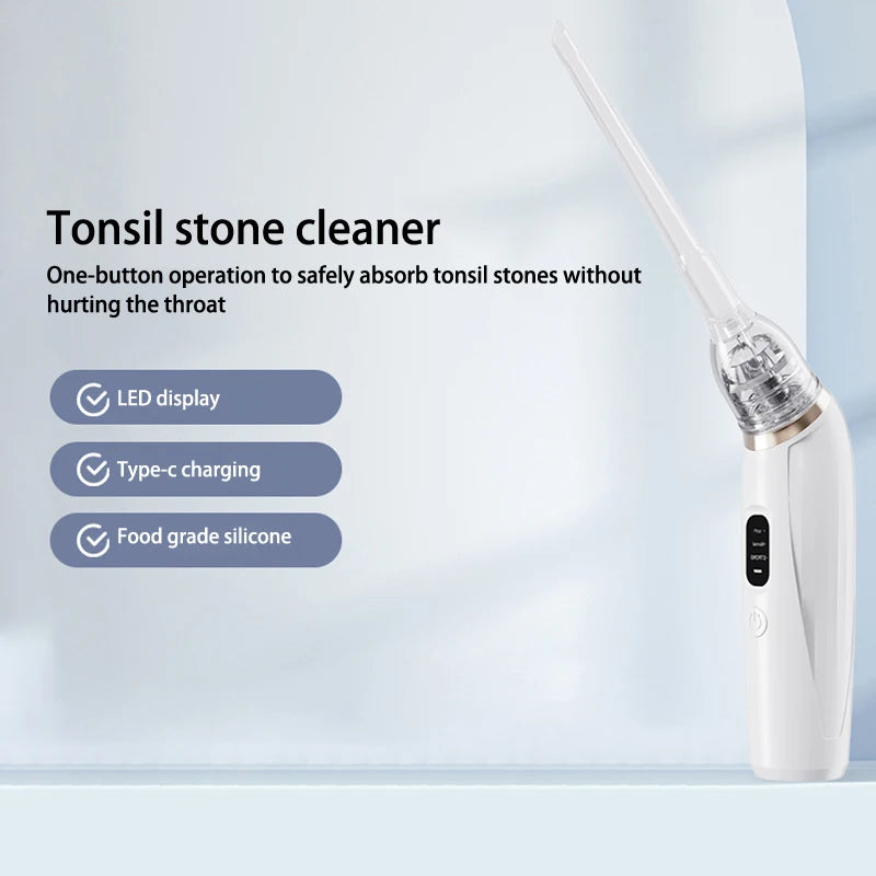 Electric Tonsil Stone Remover – Vacuum & Irrigation Kit