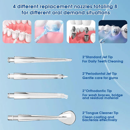 220ml Dental Irrigator & Sonic Teeth Scaler – Portable Oral Cleaning Tool