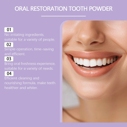 Teeth Whitening Purple Powder – Deep Clean & Gum Support Toothpaste