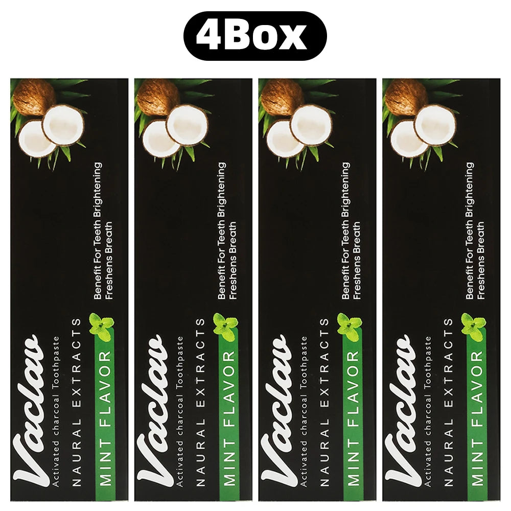 Teeth Whitening Activated Charcoal Toothpaste – Mint Flavor