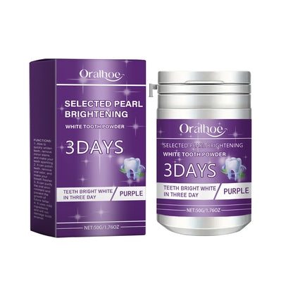 Teeth Whitening Purple Powder – Deep Clean & Gum Support Toothpaste