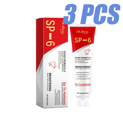 SP6 Probiotic Toothpaste – Deep Cleaning & Gum Protection (120g)