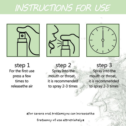 30ml Long-Lasting Fresh Mouth Spray – Mint Flavor