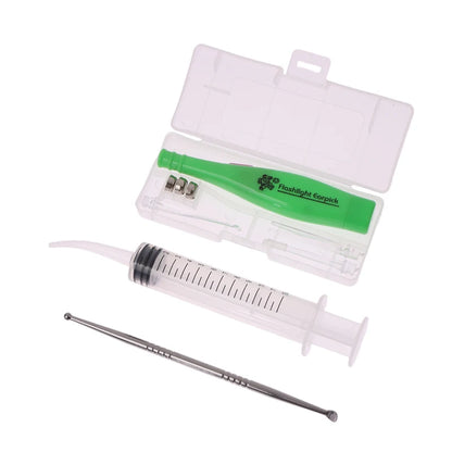 Tonsil Stone Remover  – LED Light Stainless Steel Kit