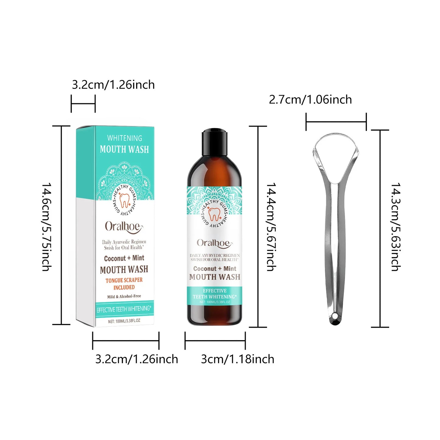Coconut Mint Oil Mouthwash – Teeth Whitening & Fresh Breath