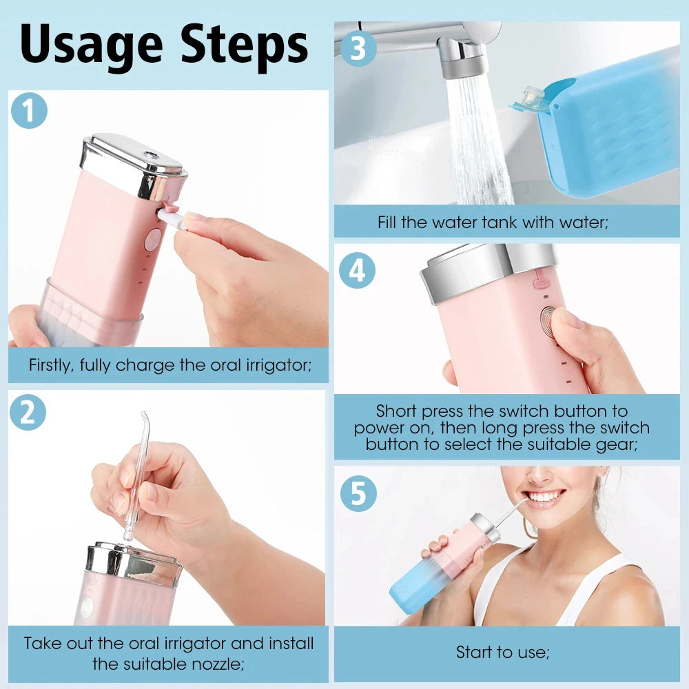 Electric Dental Irrigator – Portable Oral & Dental Cleaning Device