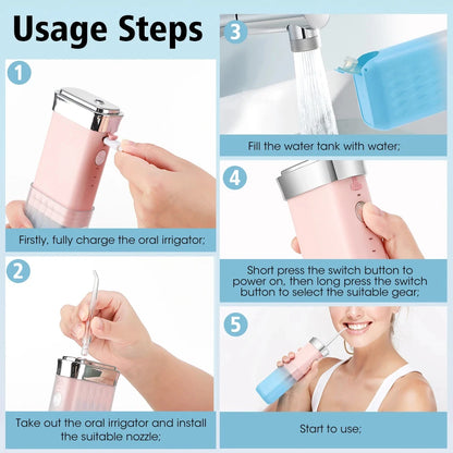Electric Dental Irrigator – Portable Oral & Dental Cleaning Device