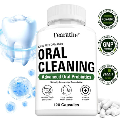 Oral Cleanse Advanced Oral Probiotics for Bad Breath, Tonsil Stones, Teeth and Gum Health, Immune Health, Non-GMO