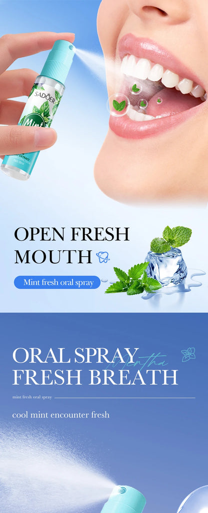 18ML Lemon Oral Fresh Mouth Spray – Alcohol-Free Fresh Breath Spray