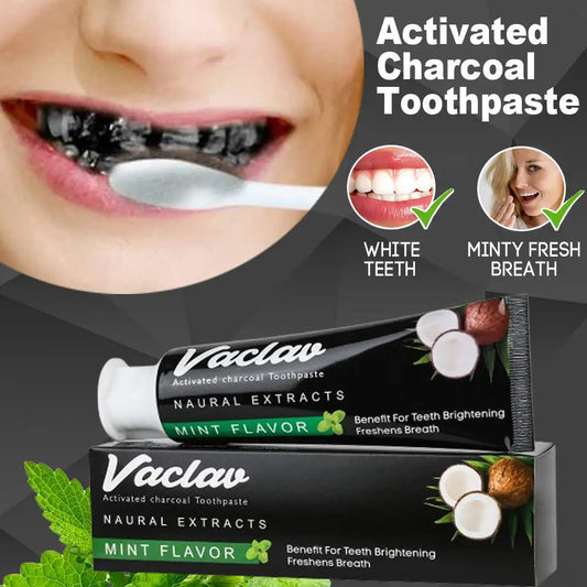 Teeth Whitening Activated Charcoal Toothpaste – Mint Flavor