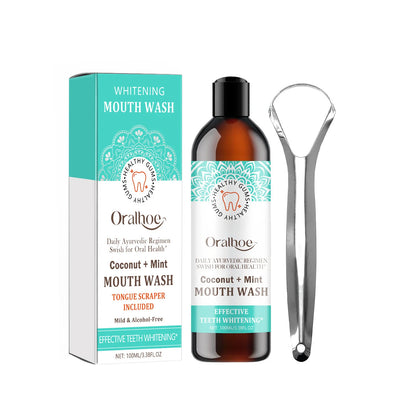 Coconut Mint Oil Mouthwash – Teeth Whitening & Fresh Breath