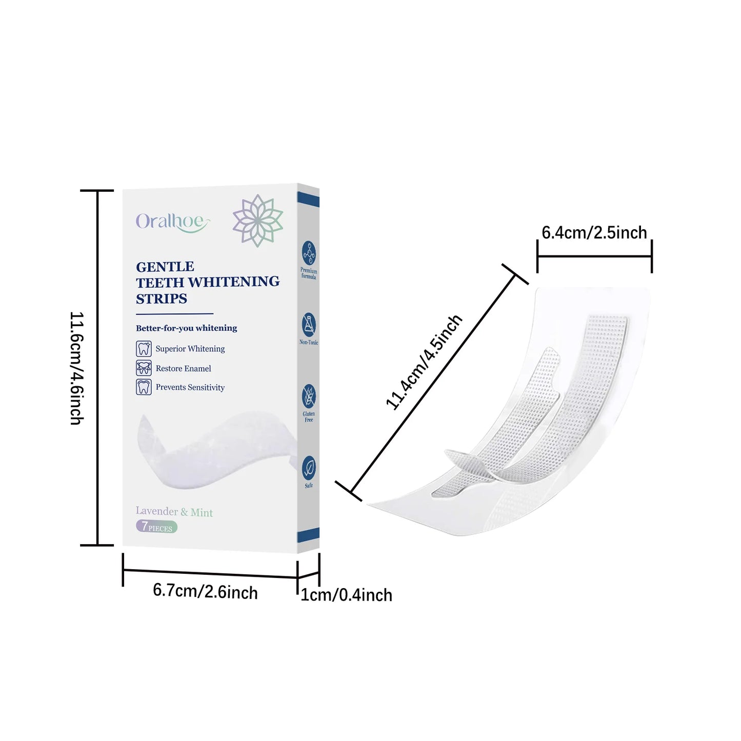 Deep Cleaning Teeth Whitening Strips – Home Dental Care