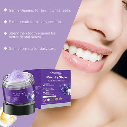 Teeth Whitening Purple Powder – Deep Clean & Gum Support Toothpaste
