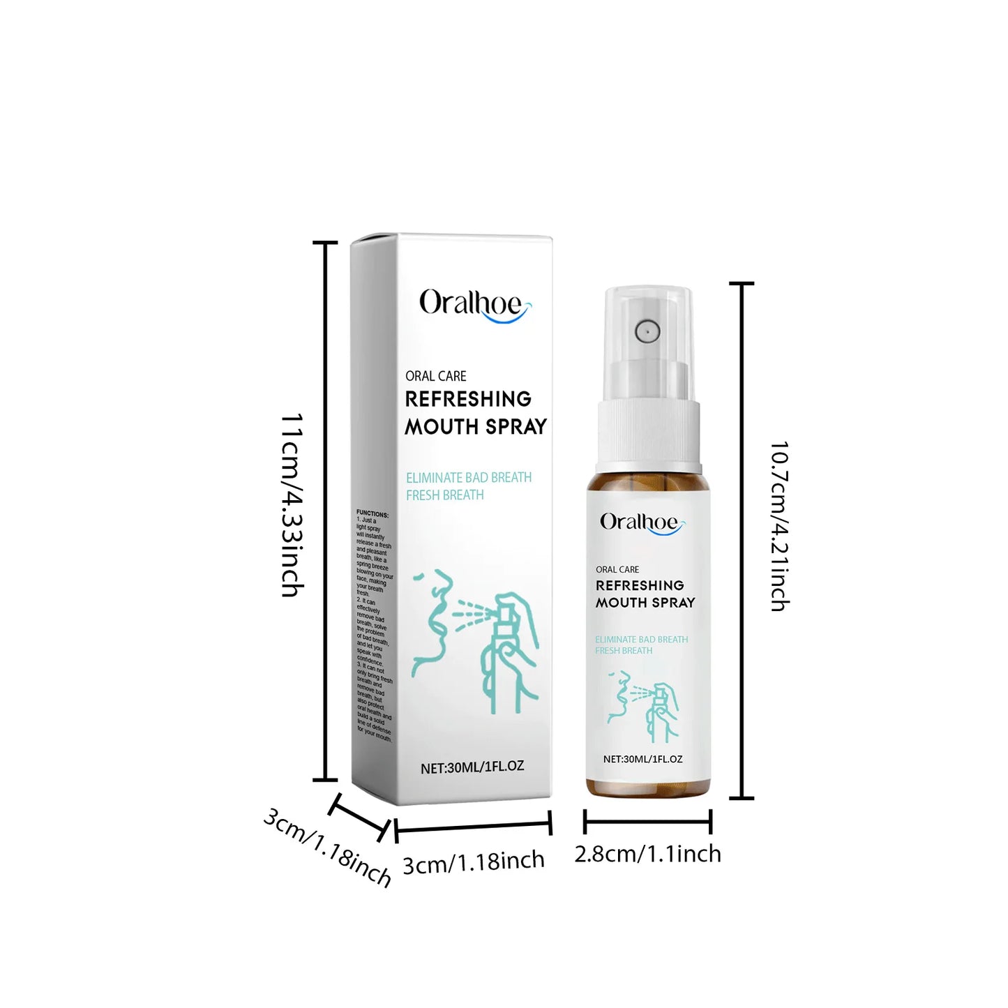 Breath Freshener Spray – Long-Lasting Mint Flavor