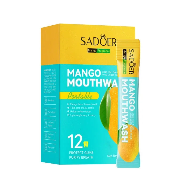 V34 Whitening Mouthwash – Travel-Friendly 20-Pack
