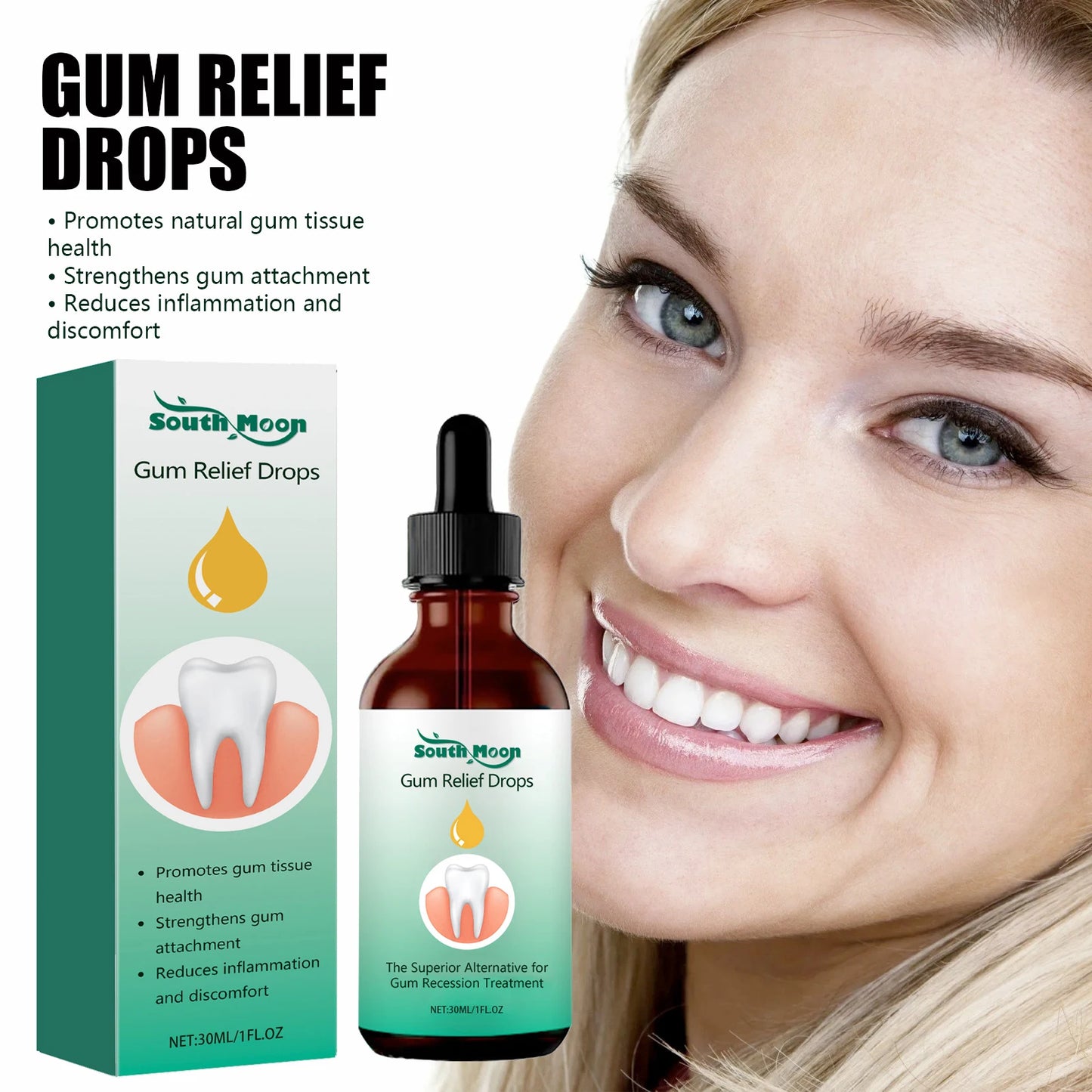 Gum Repair Drops – Relief for Swollen & Receding Gums