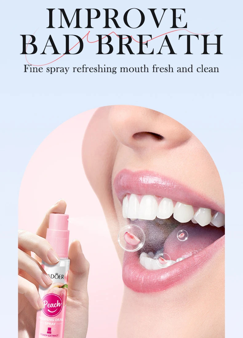 18ML Lemon Oral Fresh Mouth Spray – Alcohol-Free Fresh Breath Spray