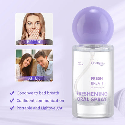Long-Lasting Mint Oral Spray – Portable Fresh Breath Spray (20ml)