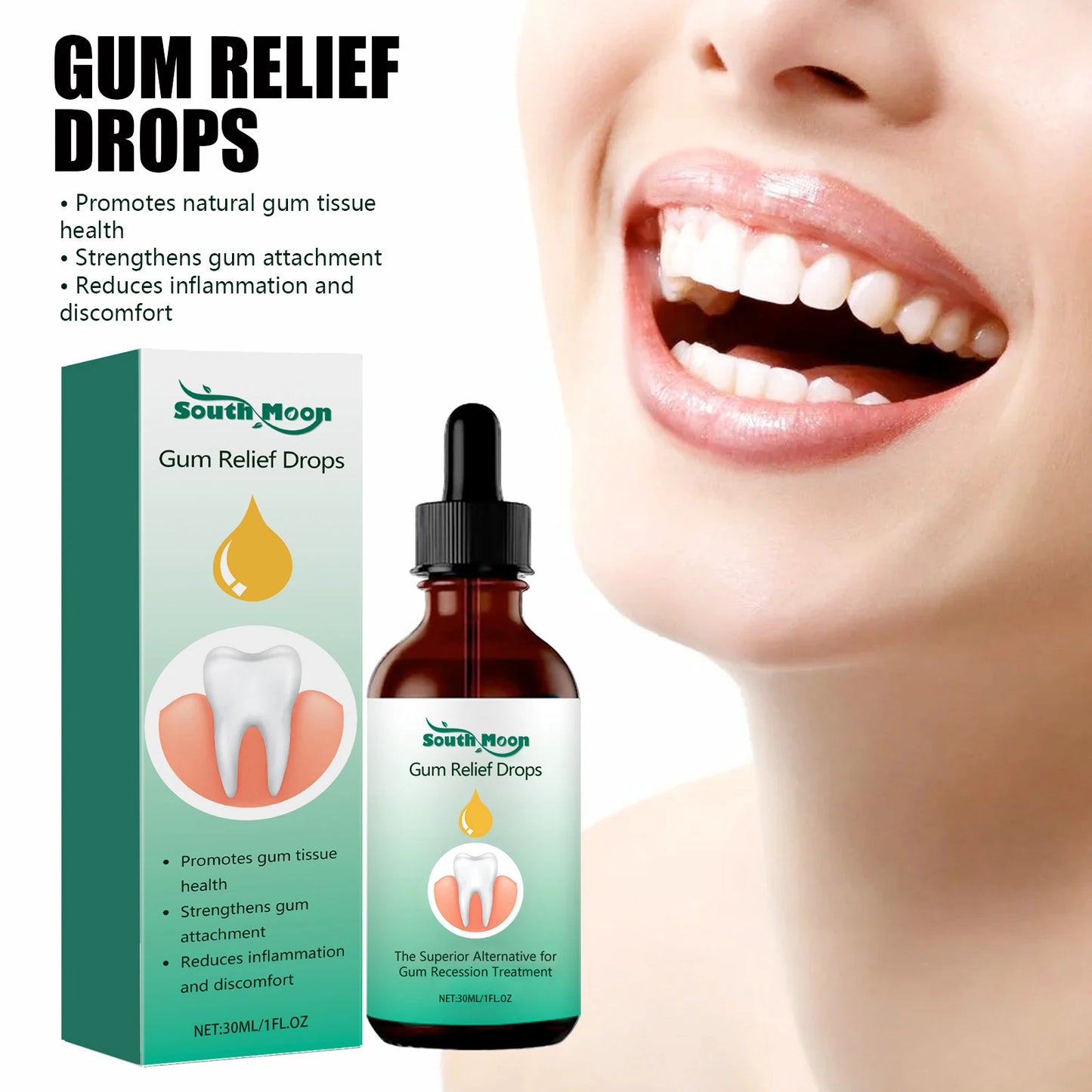 Gum Repair Drops – Relief for Swollen & Receding Gums