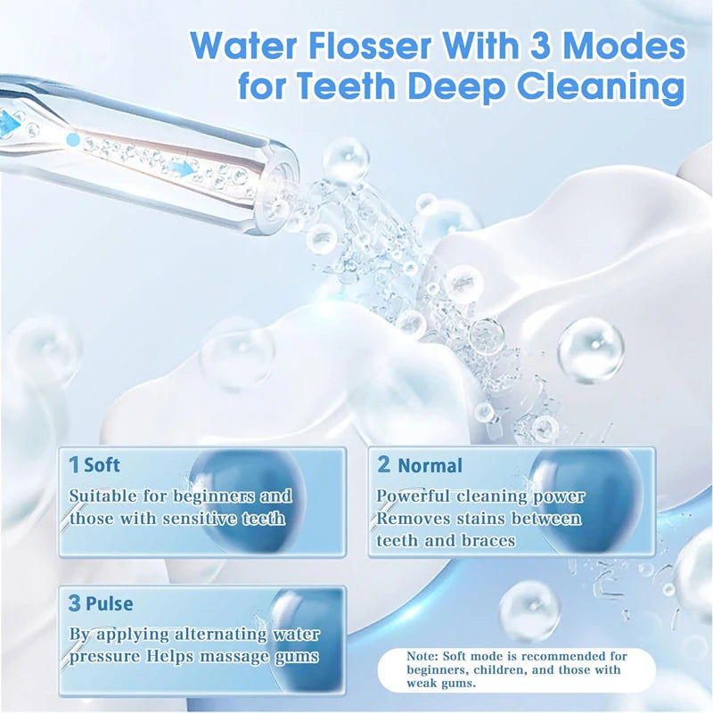 220ml Dental Irrigator & Sonic Teeth Scaler – Portable Oral Cleaning Tool