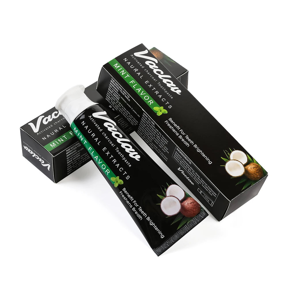 Teeth Whitening Activated Charcoal Toothpaste – Mint Flavor