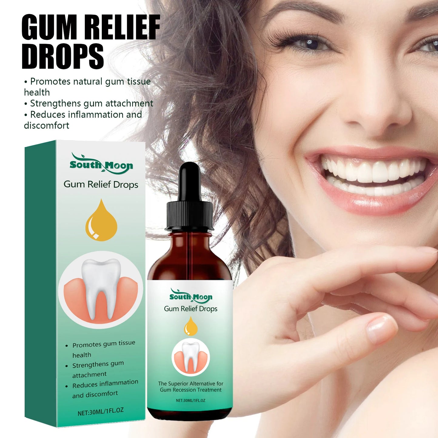 Gum Repair Drops – Relief for Swollen & Receding Gums