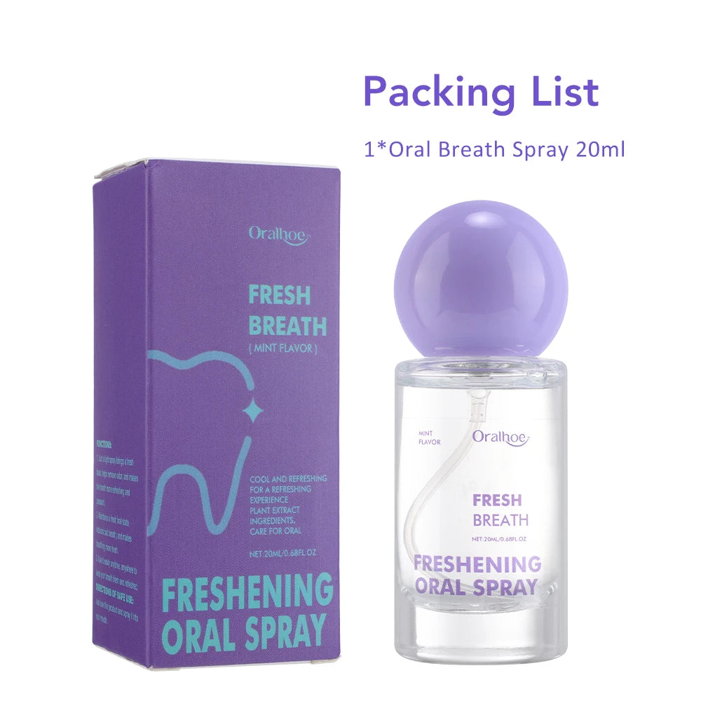 Long-Lasting Mint Oral Spray – Portable Fresh Breath Spray (20ml)