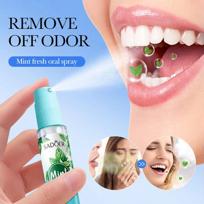 18ML Lemon Oral Fresh Mouth Spray – Alcohol-Free Fresh Breath Spray