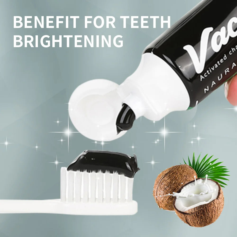 Teeth Whitening Activated Charcoal Toothpaste – Mint Flavor