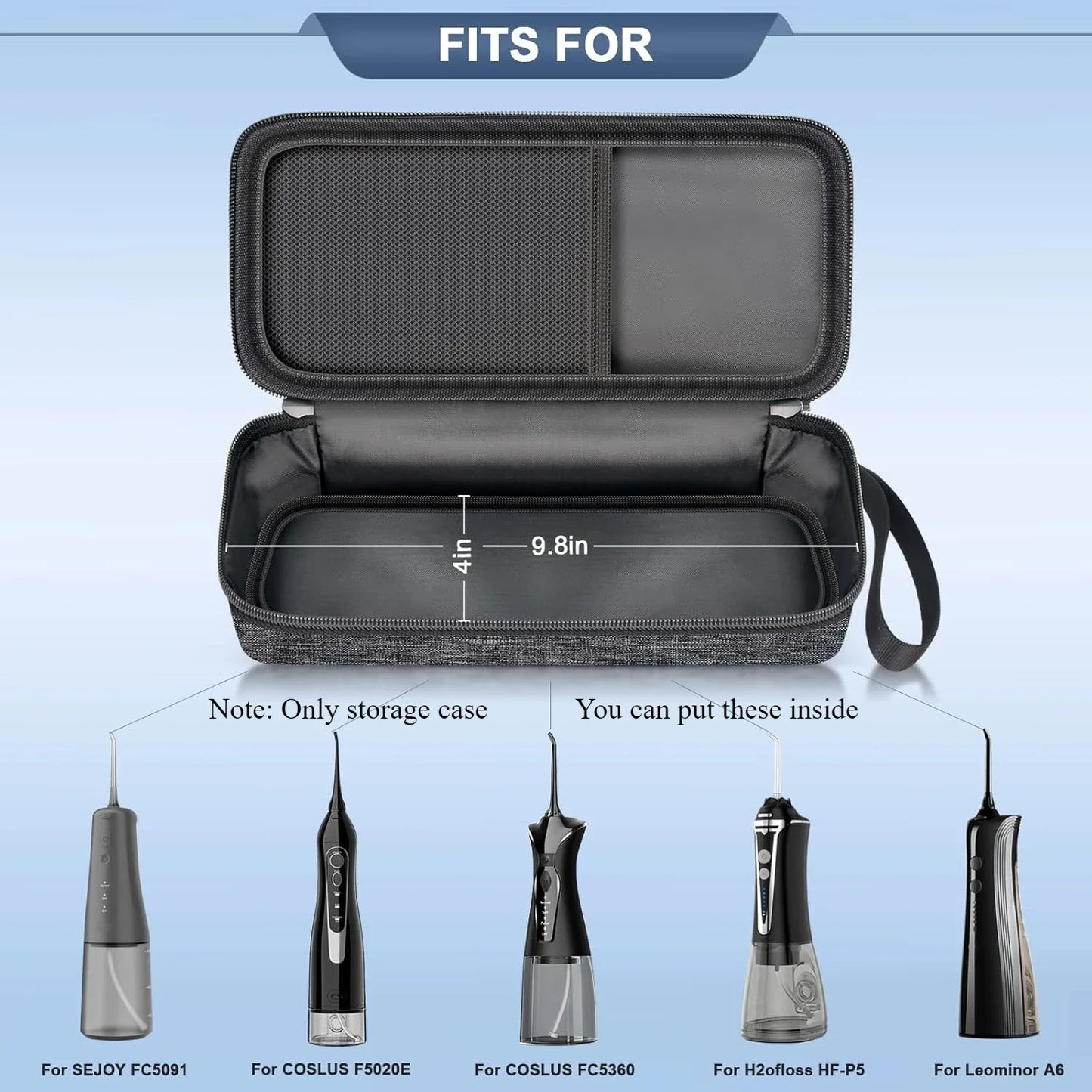 Protective Case for Water Dental Flossers & Teeth Picks