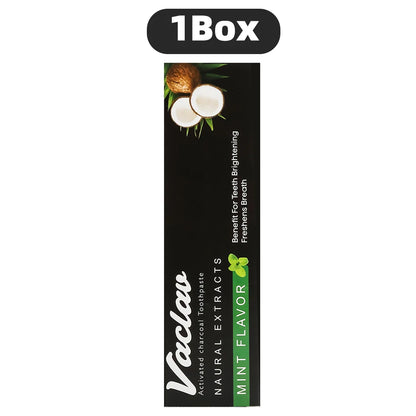 Teeth Whitening Activated Charcoal Toothpaste – Mint Flavor