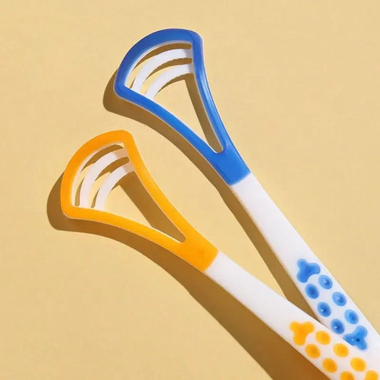 1PCS Tongue Brush & Tongue Cleaner Scraper