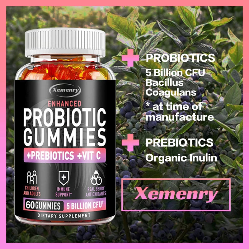 Probiotic for Adults & Children – 5 Billion CFU with Berry Antioxidants & Vitamins