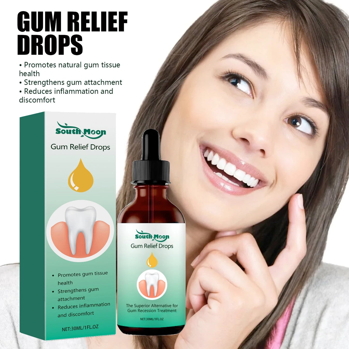 Gum Repair Drops – Relief for Swollen & Receding Gums